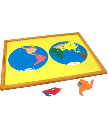 Montesori Puzzla svet igračka za decu - 14048