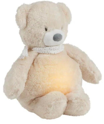 Nattou noćna lampa za bebe plišani pospani Meda Bež 30 cm - A082247