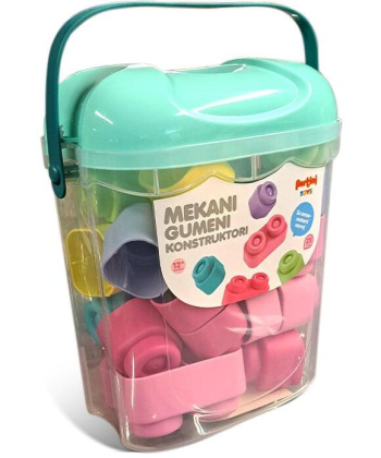 Pertini mekani gumeni konstruktori u kofici Pastel 25 elementa 1039118