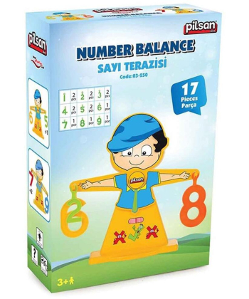 Pilsan Matematički balans zabavno učenje brojeva - plavi - 16936