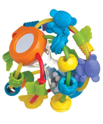 Playgro rotirajuća zvečka-glodalica Play and Learn Ball