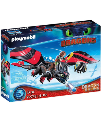 Playmobil igračka za dečake Dragons Hiccup i Bezubi 13 elemenata - 34286