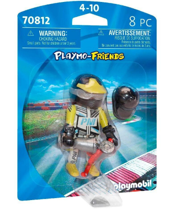 Playmobil igračka za dečake Playmo Friends Vozač trka 8 elemenata - 34312