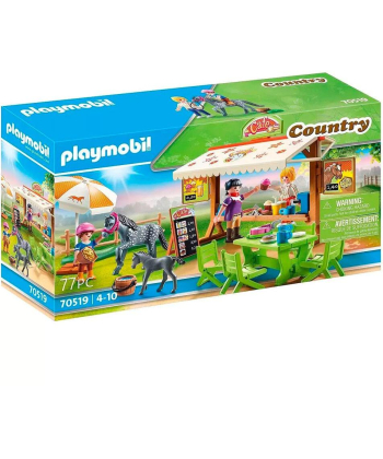 Playmobil igračka za decu Country Poni kafe 77 elemenata - 34285