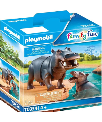 Playmobil igračka za decu Family Fun Hippo 2 elemenata - 23903