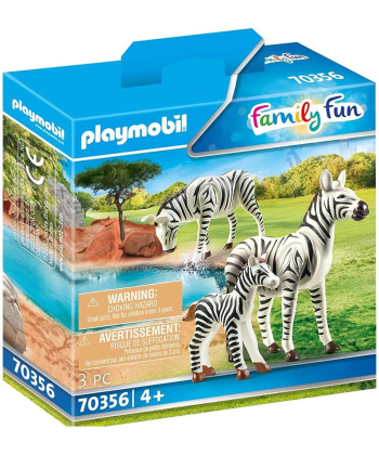 Playmobil igračka za decu Family Fun Zebre 3 elemenata - 23905