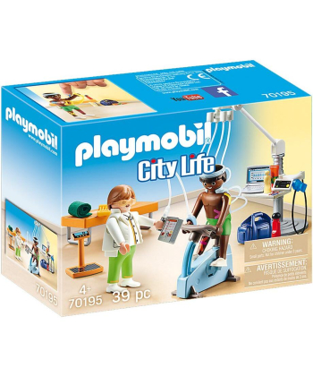 Playmobil igračka za devojčicu City Life Fizioterapeut set 39 elemenata - 31743