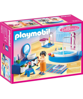 Playmobil igračka za devojčicu Dollhouse Kupatilo 51 elemenat - 30664