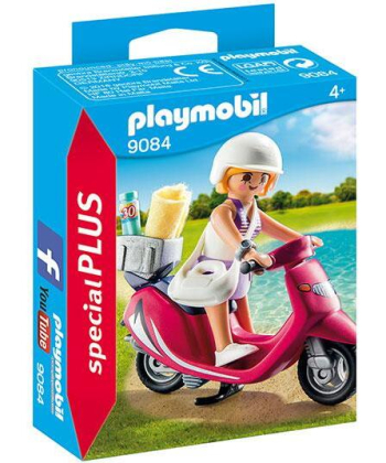 Playmobil igračka za devojčicu Turista sa skuterom - 18546