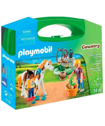 Playmobil set za igru dece Country set za negu konja 34 elemenata - 21606