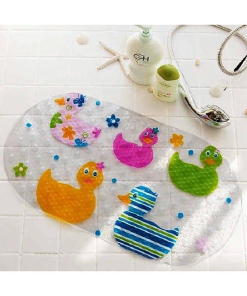 PLAYTIME neklizajuća podloga za kupanje 69x39 cm Pačići