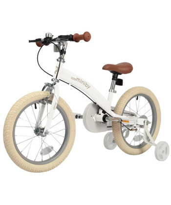 Qplay Miniby 16inch bicikl za decu 3 u 1 Solid Grey