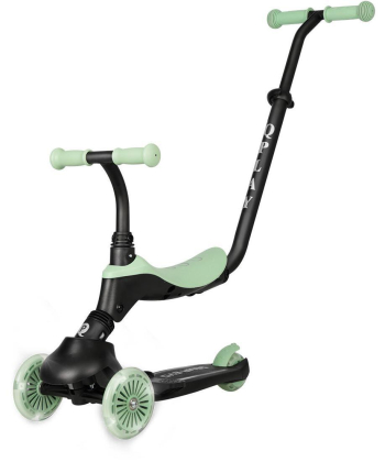 Qplay Sema Evo trotinet za decu 6 u 1 do 50 kg Black&Green - 41312176