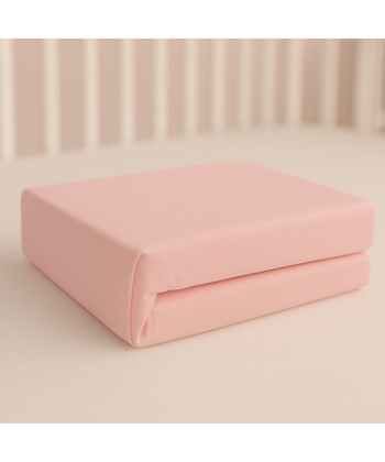 Ready čaršav za krevetac za bebe sa lastišom 120x60cm Roze
