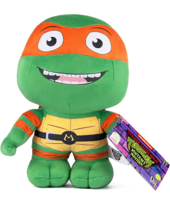 Sambro nindža kornjače Mikelanđelo plišana igračka za decu 25cm - 1043383