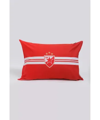STEFAN jastučnica 50x70 - Crvena Zvezda bela pruga