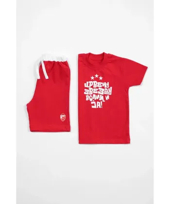STEFAN komplet Crvena Zvezda crvena vel. 92