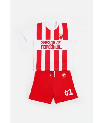 Stefan komplet Crvena Zvezda kratak rukav šorts i majica veličina 6