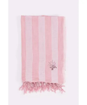 STEFAN Pareo muslin prekrivač za decu 80x160cm Roze