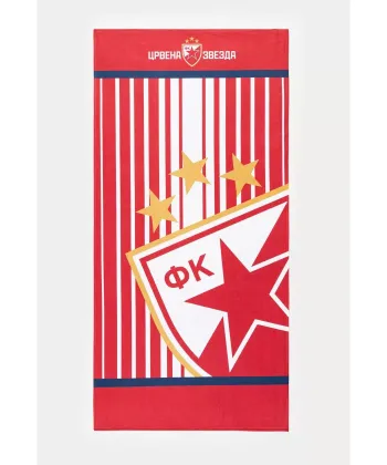 STEFAN plažni peškir za decu 70x140 Crrvena Zvezda Grb Teget&Crveni