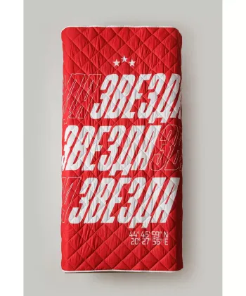STEFAN pokrivač Crvena Zvezda 140x200 cm - koordinate