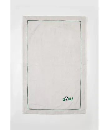 STEFAN pokrivač od frotira sa vezom fudbal 80x120 cm