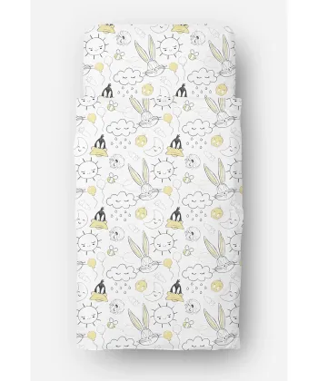 STEFAN posteljina za dečiji krevetac (jorganska navlaka i jastučnica) Looney Tunes Roto