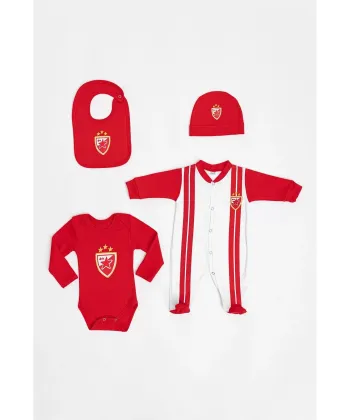 STEFAN set za dečake 4/1 Crvena Zvezda od 6 do 9 meseci