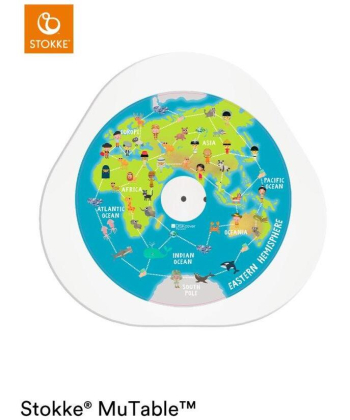 Stokke Mutable DISKcover table cover dodatna tabla - Discover Around the World