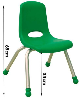 Stolica za decu 65 cm - (više boja) - 4901