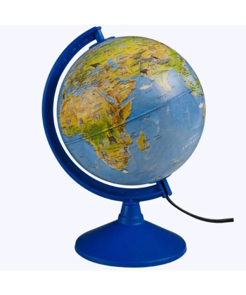Svetleći Globus sa životinjama za decu na srpskom jeziku 20 cm - 34816