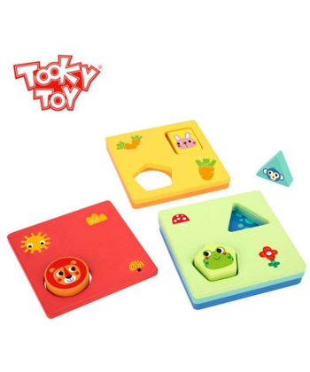 Tooky toy drvena igračka za decu Logička igra - A058586