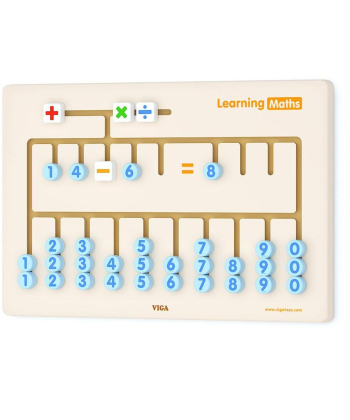 Viga matematički pano drvena edukativna igračka za decu - 32745