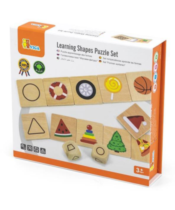 Viga Set učimo oblike drvena igračka za decu - 22695