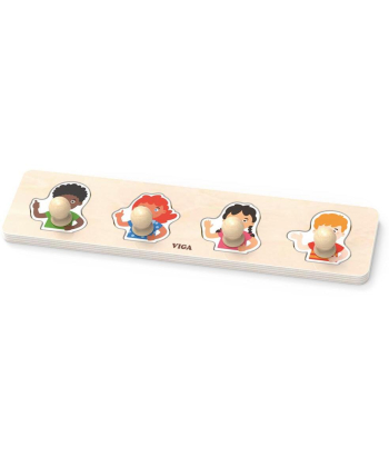 Viga Umetaljka upoznajmo različite nacije drvena igračka za decu - 23384