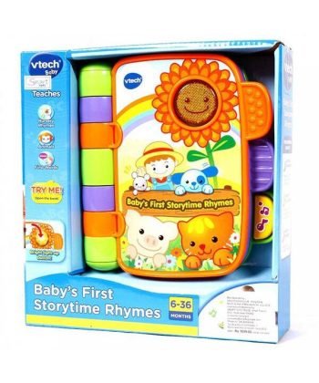 Vtech Interaktivna knjiga za bebe Baby's First Storytime Rhymes - 23719