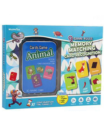 Wisdom Fun Parne karte divlje životinje igra za decu - 34063