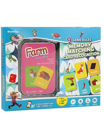 Wisdom Fun Parne karte domaće životinje igra za decu - 34067