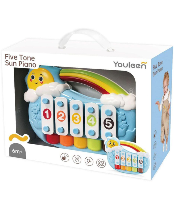 Youleen ksilofon klavir igračka za bebu Sunce 1042311