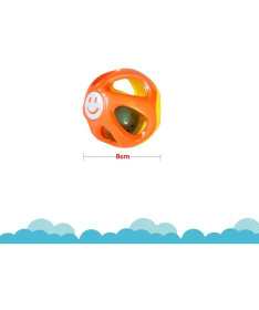  Zvečka za bebe Lopta žuto-narandžasta         