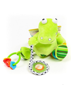 Biba Toys plišana igračka sa ogledalom Žabac