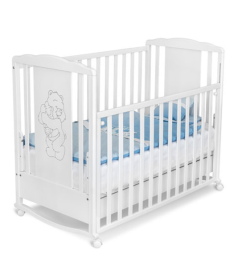 Kiddy Joy Kristina krevetac za bebe sa fiokom i klackalicom Beli