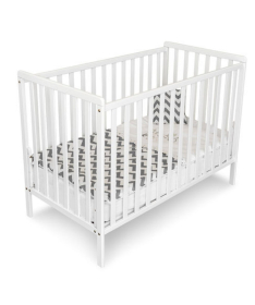 Kiddy Joy Mikaela krevetac za bebe bez fioke i klackalice Beli