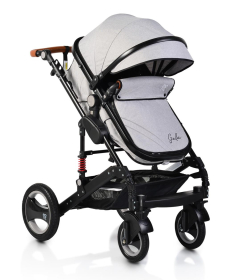 Moni Gala kolica za bebe 3 u 1 Light Grey