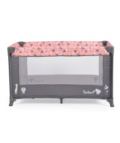 Moni Safari prenosivi krevetac za bebe 1 nivo Pink