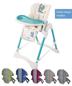 BBO hranilica za decu Familia G63 Dino + Gratis Lorelli Bertoni kengur nosiljka Discovery