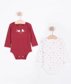 Just Kiddin bodići za devojčice Nature Lover 3-6 meseci 2 u 1 - 12002344