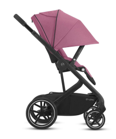 Cybex Balios S Lux kolica za bebe crni ram - Magnolia Pink
