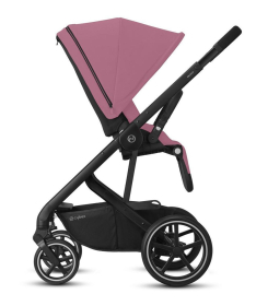 Cybex Balios S Lux kolica za bebe crni ram - Magnolia Pink
