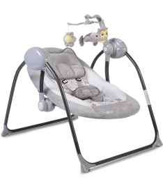 Moni Zazu električna ljuljaška za bebe sa daljinskim upravljačem - Grey